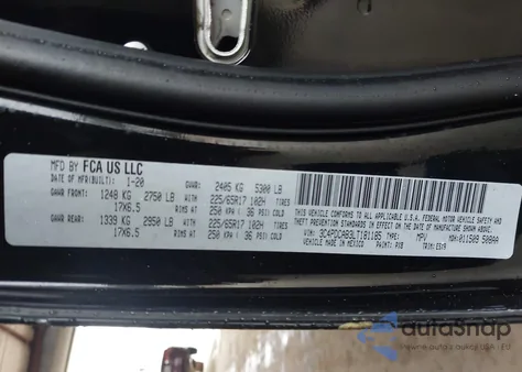 2020 Dodge Journey Se Value z USA, uszkodzony, nr VIN 3C4PDCAB3LT181185